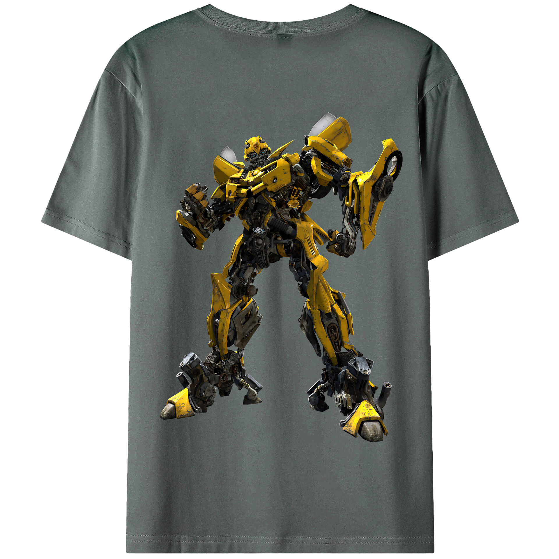 （画像用） Transformers トランスフォーマー 綿100％半袖Tシャツ（背面プリント）